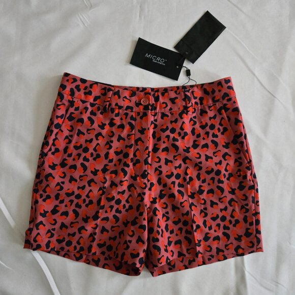 J. Lindeberg Gwen Printed Golf Short Size 27 Faded Rose Animal - Picture 6 of 13